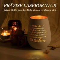 Craftique 40. Születésnapi Lámpa Nőknek - Dekoratív Ajándék 40 Éves Nőknek 4
