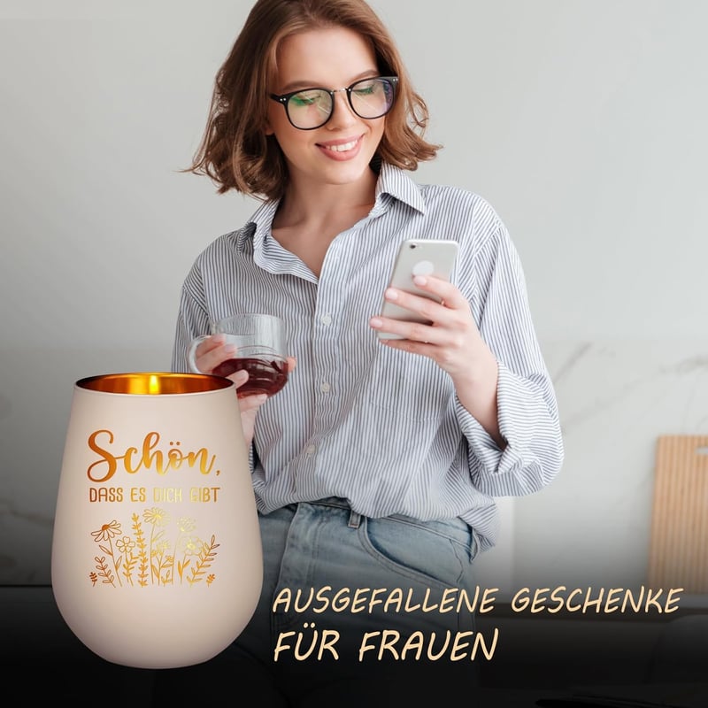 Craftique Személyre szabott Lámpa Nőknek - Ajándék Barátnőnek, Feleségnek, Anyának