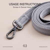 CRAFTMEMORE VT493 Karabiner kopča s vijkom i zasunom 2,54 cm zlatna, zamjenski nosač za remen torbe, 2 kom. 6