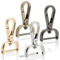 CRAFTMEMORE VT493 Karabiner kopča s vijkom i zasunom 2,54 cm zlatna, zamjenski nosač za remen torbe, 2 kom. 7