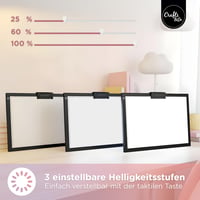 Crafts&Co LED svjetleći stol A3, podesiva svjetlina, lightpad 470x345 mm, USB priključak, podloga za diamond painting i crtanje, svjetlosna ploča 4