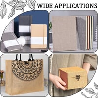 craspire Fehér Linen Könyvborító A3 A8 Méretű Könyvekhez, Kötési Felület Papírborítóhoz 5