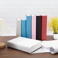 craspire Fehér Linen Könyvborító A3 A8 Méretű Könyvekhez, Kötési Felület Papírborítóhoz 4