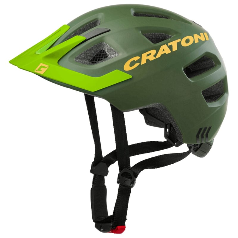 Cyklistická prilba Cratoni Maxster Pro, kaki, veľkosť S, unisex prilba na bicykel pre dospelých