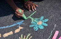 Sada umývateľných chodníkových kried Crayola 64 ks, farebné kriedy na chodník pre deti od 4 rokov, na kreslenie v škole a vo voľnom čase 7