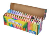 Sada umývateľných chodníkových kried Crayola 64 ks, farebné kriedy na chodník pre deti od 4 rokov, na kreslenie v škole a vo voľnom čase 5