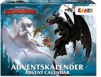 CRAZE Dragons 3 Adventi Naptár Gyerekeknek, 24 Meglepetés, Fiúknak és Lányoknak 1