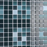 CRE8TIVE Autocolant Mozaic Verde pentru Gresie 16 buc., Autoadeziv pentru Renovare Baie și Bucătărie, Rezistent la Apă 30,5x30,5 cm 2
