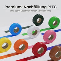Creality CR-PETG náplň, 1,75 mm, 3D tlačová struna bez cievky, presnosť +/- 0,02 mm, 1 kg, žltá 2