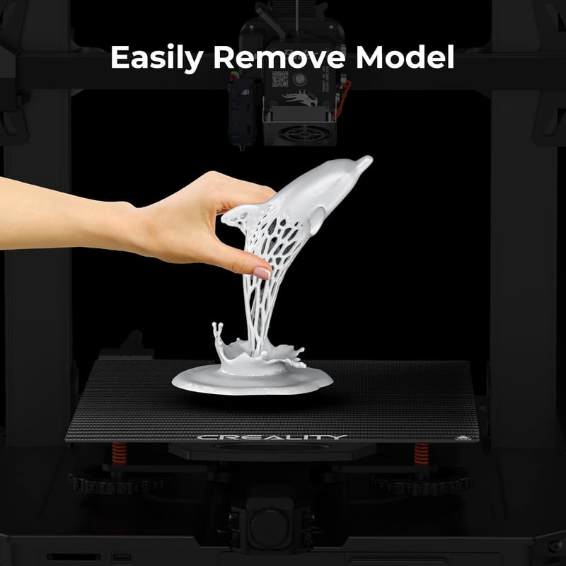 Creality Ender üveg nyomtatóágy 235x235mm - erős tapadás, sima felület, Ender 3/5 Pro/V2/3S kompatibilis 3D nyomtató alaplap