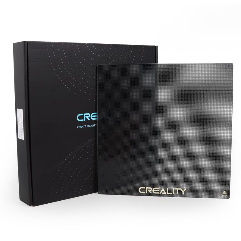 Creality Ender üveg nyomtatóágy 235x235mm - erős tapadás, sima felület, Ender 3/5 Pro/V2/3S kompatibilis 3D nyomtató alaplap
