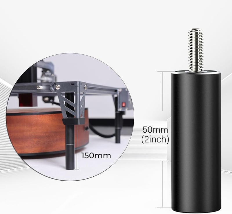 Creality Méhsejt Lézervágó Asztal 320x320mm Alumínium Platformmal és Emelőkkel