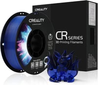 Creality PETG 1.75mm 3D nyomtató filament 1kg tekercs átlátszó kék - Polyethylene Terephthalate Glycol, 1 kg transparent blue 1
