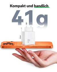 CREAPICO 20W USB-C rýchlonabíjačka s 3 m nabíjacím káblom, kompatibilná so sieťovým adaptérom pre iPhone 17 16 15 Pro Max Air Plus, iPad, Samsung S25 S24 a Google Pixel 4