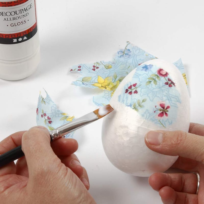 Creativ Polisztirol Tojások 8cm 50db Dekorációs Készlet