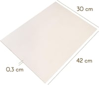 Creative Deco 10x A3 Rétegelt Lemez 3mm Nyírfa Lézervágható Furnér Lap 3