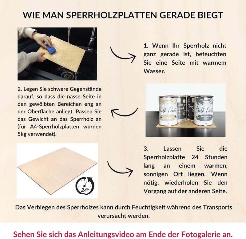 Creative Deco Fafűrészlap 3mm Nyírfa Rétegelt Lemez A3 Lézervágáshoz
