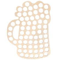 Colecționar de capace de bere în formă de halbă Creative Deco din placaj – Cadou decorativ sub formă de halbă de bere pentru iubitorii de bere 5