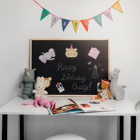 Magnetická tabuľa Creative Home na kriedu, čierna, 80x60 cm – nástenná magnetická tabuľa do kancelárie aj domácnosti 7