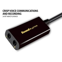 Externá zvuková karta a USB DAC zosilňovač Creative Sound Blaster Play!3, čierna, zvuk vo vysokom rozlíšení, 1 ks 2