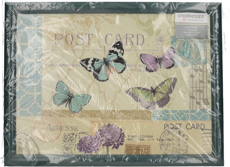 Creative Tops Ölpad - Hordozható Tálca Laptophoz és Reggelizéshez - Postcard