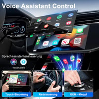 Bezdrôtový CarPlay adaptér Crelander pre iPhone a Android autá, Plug & Play 5