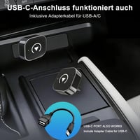 Bezdrôtový CarPlay adaptér Crelander pre iPhone a Android autá, Plug & Play 9
