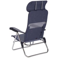 Scaun de plajă pliabil Crespo AL/205-C cu 7 poziții, bleumarin – scaun de plajă compact și portabil din material multifibră 6