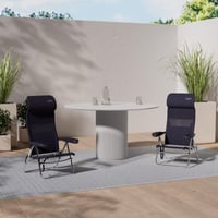 Scaun de plajă pliabil Crespo AL/205-C cu 7 poziții, bleumarin – scaun de plajă compact și portabil din material multifibră 2