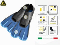Plutvy Cressi Agua Short modré, veľkosť 33/34 (detské) – Prémiové unisex plavecké plutvy 2