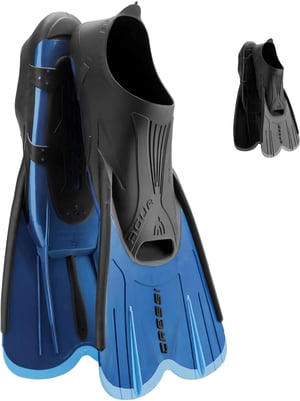 Cressi Agua Short peraje plave veličina 33/34 (djeca) - vrhunske unisex peraje za plivanje