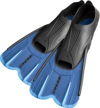 Plutvy Cressi Agua Short modré, veľkosť 33/34 (detské) – Prémiové unisex plavecké plutvy 7