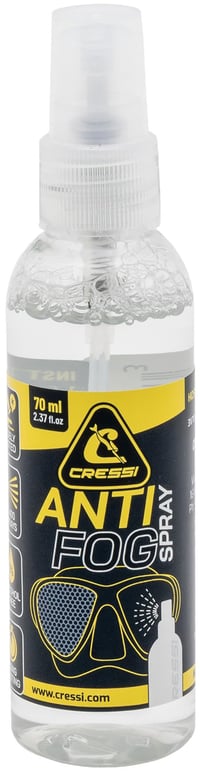 Cressi Anti Fog sprej 70 ml na potápačské masky a plavecké okuliare, priehľadný, 1 ks prostriedok proti zahmlievaniu pre dospelých 2