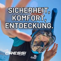 Cressi Bali celotvárová šnorchlovacia maska biela/čierna veľkosť L/XL – celotvárová maska s držiakom na kameru, silikónová, proti zahmlievaniu, s odvetrávaním zabezpečujúcim bezpečný únik CO2 7