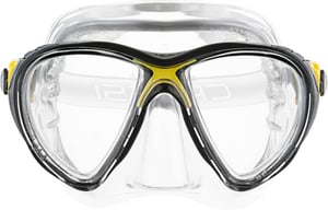 Set ronilačke maske Cressi Big Eyes Evolution i disalice Alpha Ultra Dry – uniseks set za odrasle, višebojni
