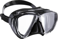 Cressi Big Eyes Seal Dry snorkelszett felnőtteknek panoráma látómezővel - Unit size, Black / Black 2
