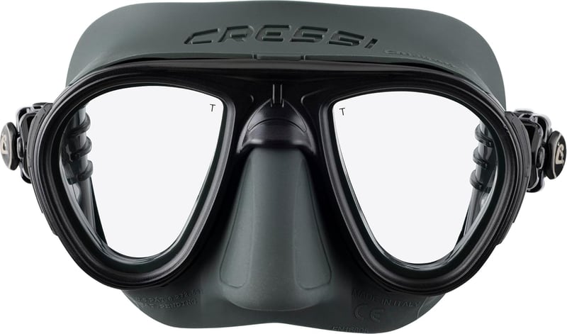 Cressi Calibro & Corsica felnőtt snorkel szett - Unit size, Single, Green