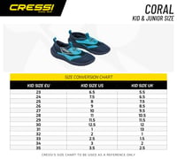 Detské topánky do vody CRESSI Coral Junior - ružová/biela, veľkosť 34, na morské a vodné športy 5