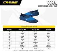 Unisex vodná obuv Cressi Coral na pláž a vodné športy, čierna, veľkosť 38 5