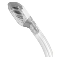 Cressi Dry šnorchel priehľadný/strieborný, suchý šnorchel na potápanie, apnoe a šnorchlovanie, unisex 2