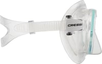Set Mască de Scufundări și Tub Cressi F1 - Sticlă Călită fără Ramă, 100% Silicon, Transparent - Catarame Reglabile pentru Scufundări și Snorkeling 8
