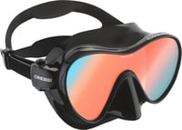 Mască de scufundări Cressi F1 Frameless - Negru/Albastru, Lentile Ultravision - 100% Silicon, Sticlă securizată - Pentru snorkeling și scufundări 2