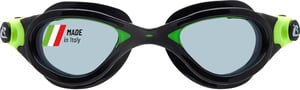 Cressi Flash plivačke naočale – crno/limeta, tamne leće, protiv zamagljivanja, UV zaštita, za triatlon i bazen, rabljeno stanje
