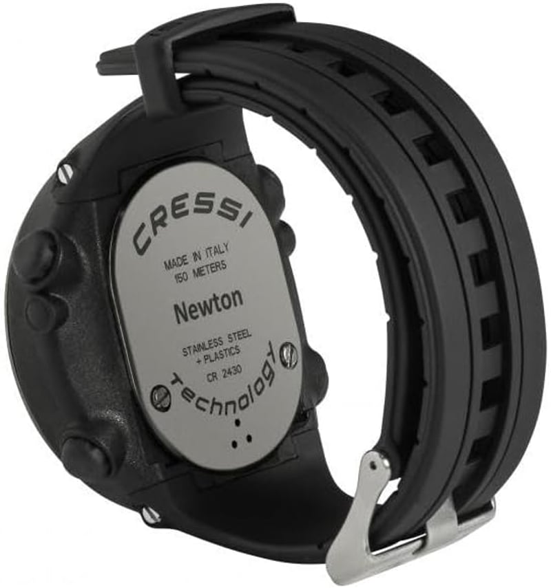 Cressi GOA Búvárkomputer és Óra Funkciós Merüléshez - black/white