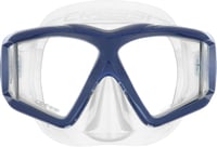Mască de scufundări și snorkeling CRESSI Horizon - Unisex, cu 4 lentile separate din sticlă securizată, vedere panoramică nelimitată, transparent/albastru marin 4