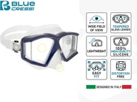 Cressi Horizon búvárkodási és snorkelezési maszk 4 lencse szett - Clear/Ice Blue, Combo 3