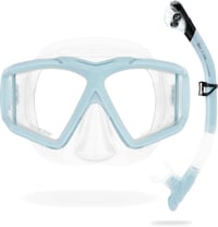 Cressi Horizon búvárkodási és snorkelezési maszk 4 lencse szett - Clear/Ice Blue, Combo 2