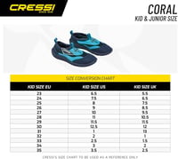 Cressi Coral Junior vízi cipő - kék/azúrkék - 32-es méret 5