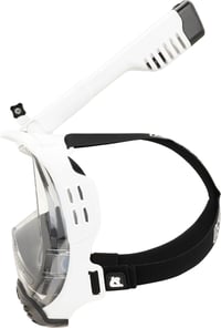 Mască de scufundări CRESSI Kairon pentru snorkeling, adulți – Alb/Negru, mărimea S/M 3