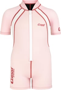 Costum de scufundări din neopren Cressi Kid Shorty 1,5 mm pentru copii, Ultra Stretch - Roz, mărimea 7/8 ani 3